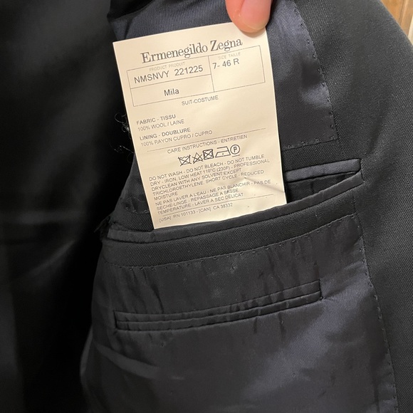 Ermenegildo Zegna Wool Sportcoat - Picture 4 of 6